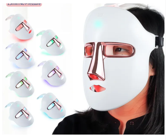 Velora 7-Color LED Light Therapy Facial Mask