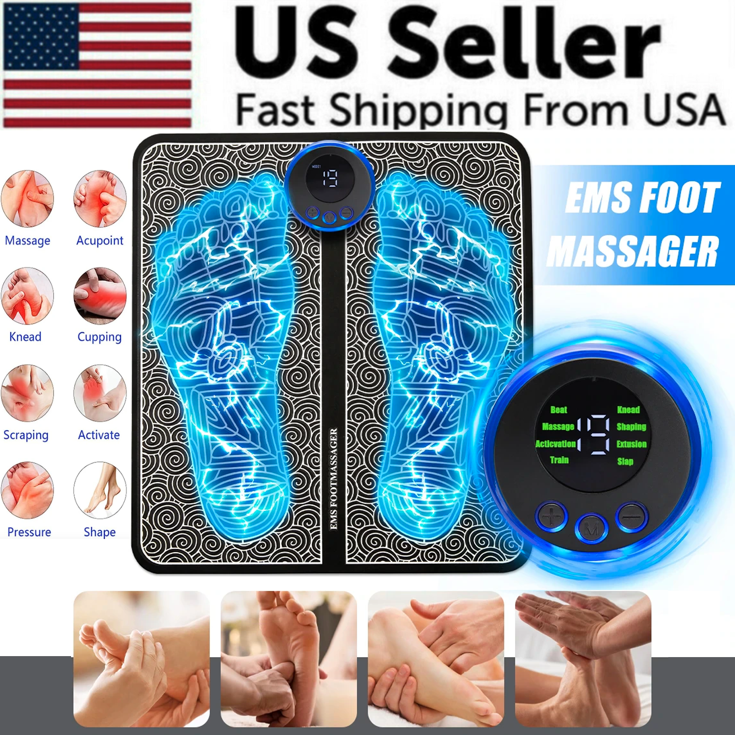 Velora EMS Foot Massager Pad